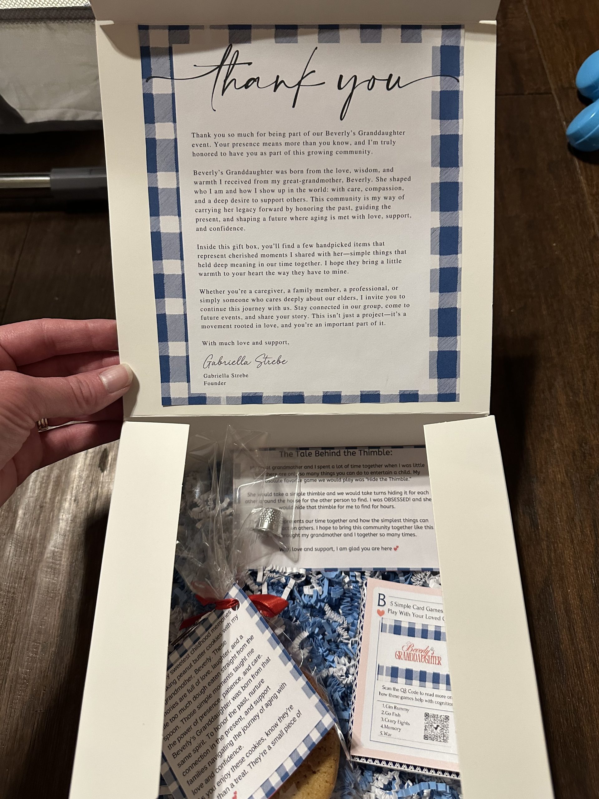 care package for those supporting their elderly loved ones